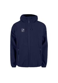 Unisex Givova Softshell Kurtka Niebieska XL - Wiatroszczelna i Oddychająca. Kolor: niebieski. Materiał: softshell