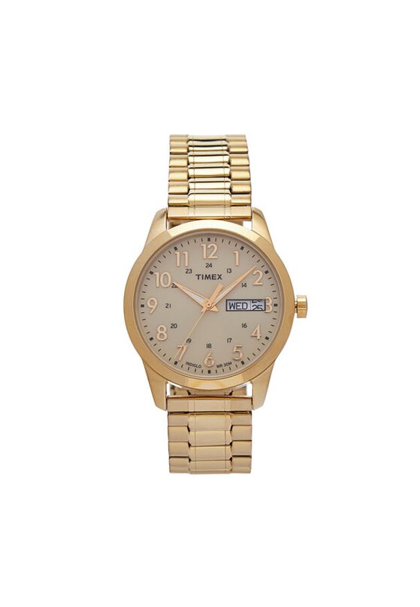 Timex Zegarek South Street Sport TWG063800 Złoty. Kolor: złoty. Styl: street, sportowy