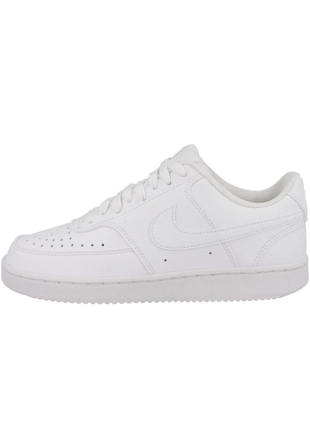 Buty do chodzenia damskie Nike Court Vision Low. Kolor: biały. Materiał: materiał, syntetyk, tkanina. Model: Nike Court. Sport: turystyka piesza