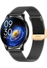 Smartwatch damski Rubicon -Asturia- - AMOLED rozmowy BT tętno SpO IP67 złoty. Rodzaj zegarka: smartwatch. Kolor: złoty