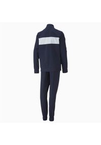 Zestaw Sportowy dla Dzieci Puma - Komfort i Styl. Okazja: na uczelnię. Kolor: niebieski. Materiał: dresówka, materiał. Styl: sportowy
