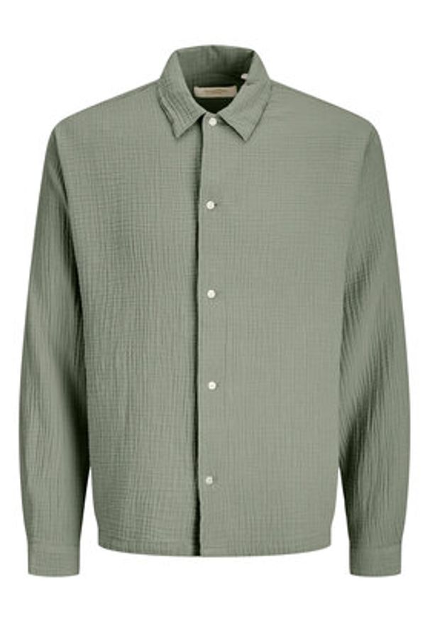 Jack & Jones Koszula Nantucket 12291804 Zielony Relaxed Fit. Kolor: zielony. Materiał: wiskoza