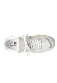 Buty męskie New Balance U1500WSB – białe. Kolor: biały. Materiał: zamsz, skóra. Szerokość cholewki: normalna. Sezon: lato #4