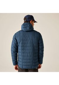 Regatta - Kurtka męska przejściowa ocieplana Asper. Kolor: szary, niebieski, wielokolorowy. Materiał: syntetyk, puch. Sport: turystyka piesza #2
