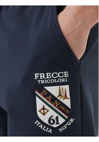 Aeronautica Militare Dres 261TF0115UF00674 Granatowy Regular Fit. Kolor: niebieski. Materiał: bawełna #2