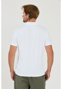 EA7 Emporio Armani - EA7 Biała męska koszulka polo Ventus 7, Rozmiar XL. Typ kołnierza: polo. Kolor: biały