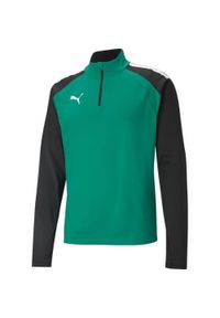 Góra treningowa Puma team LIGA. Kolor: czarny, wielokolorowy, zielony. Sezon: zima. Sport: piłka nożna #1