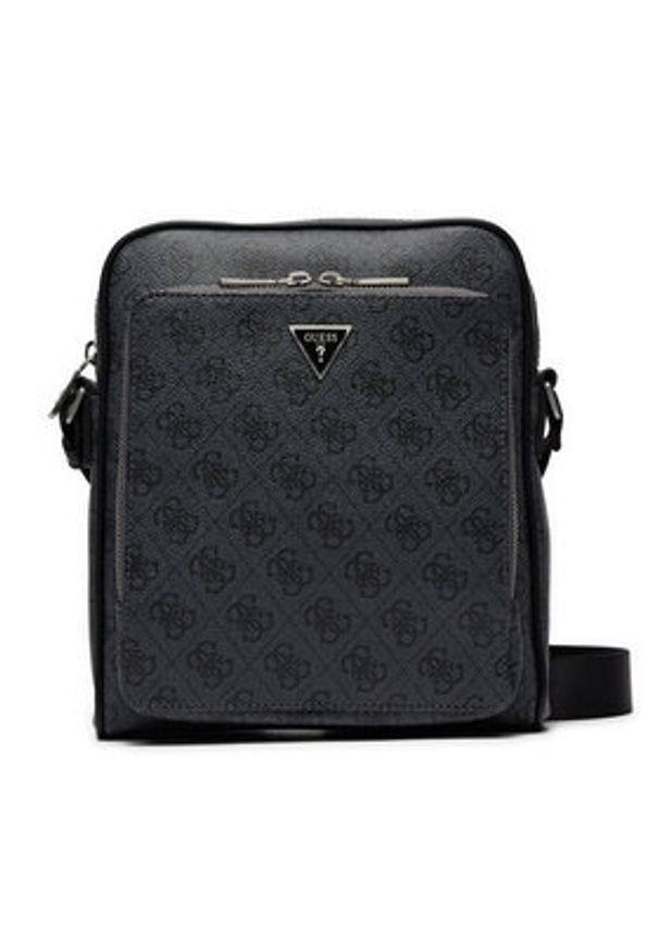 Guess Saszetka HMMILO P4260 Czarny. Kolor: czarny. Materiał: skóra