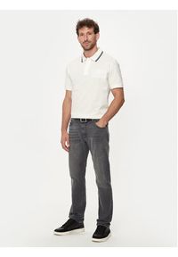 GANT - Gant Polo Contrast 2013039 Écru Regular Fit. Typ kołnierza: polo. Materiał: bawełna #3