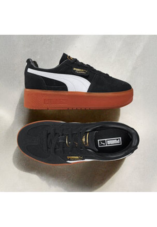 Puma Sneakersy Palermo Elevata Wns 399348 01 Czarny. Kolor: czarny. Materiał: skóra