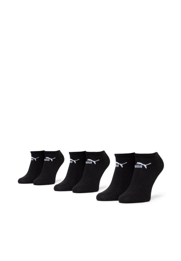 Puma Zestaw 3 par niskich skarpet damskich 90793201 r. 39/42 Czarny. Kolor: czarny. Materiał: materiał