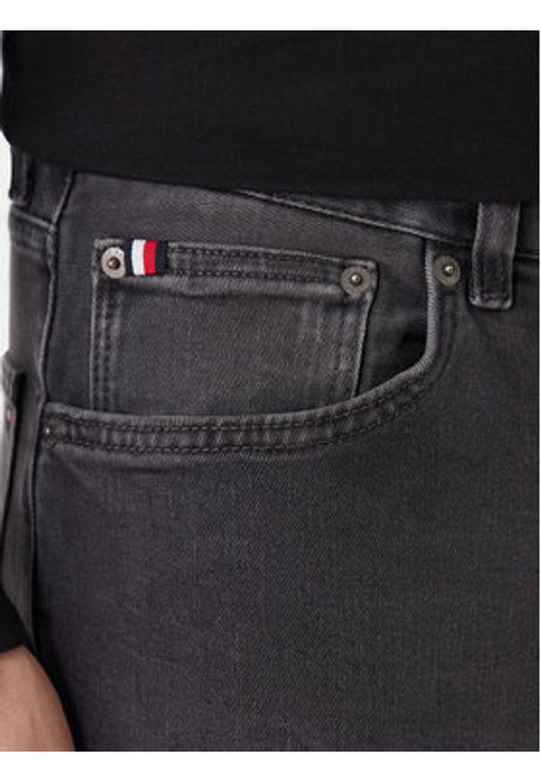 TOMMY HILFIGER - Tommy Hilfiger Jeansy Denton MW0MW41891 Szary Straight Fit. Kolor: szary