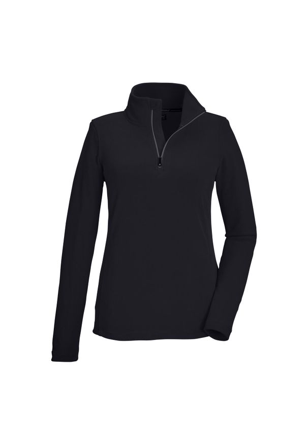 Bluza damska Killtec KSW 101 WMN FLC SHRT. Kolor: szary, fioletowy, wielokolorowy, czarny. Materiał: polar. Sezon: zima. Sport: narciarstwo, turystyka piesza