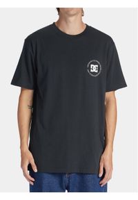 DC T-Shirt Concrete Tees ADYZT05305 Czarny Regular Fit. Kolor: czarny. Materiał: bawełna #1