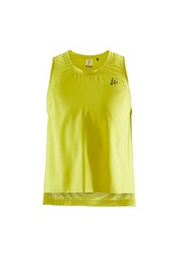 Damski tank top Craft Untmd. Kolor: żółty. Długość rękawa: bez rękawów. Sport: bieganie, fitness #1
