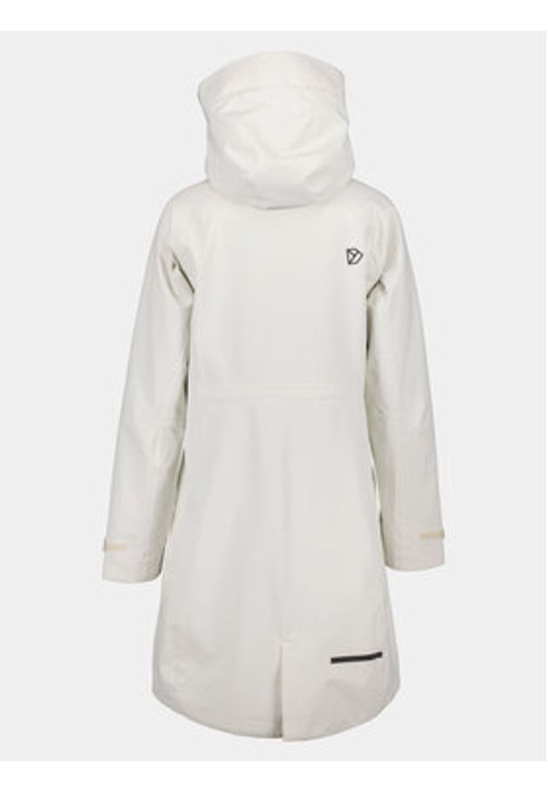 Didriksons Parka Ilma Wns Parka 8 504813 Biały Regular Fit. Kolor: biały. Materiał: syntetyk