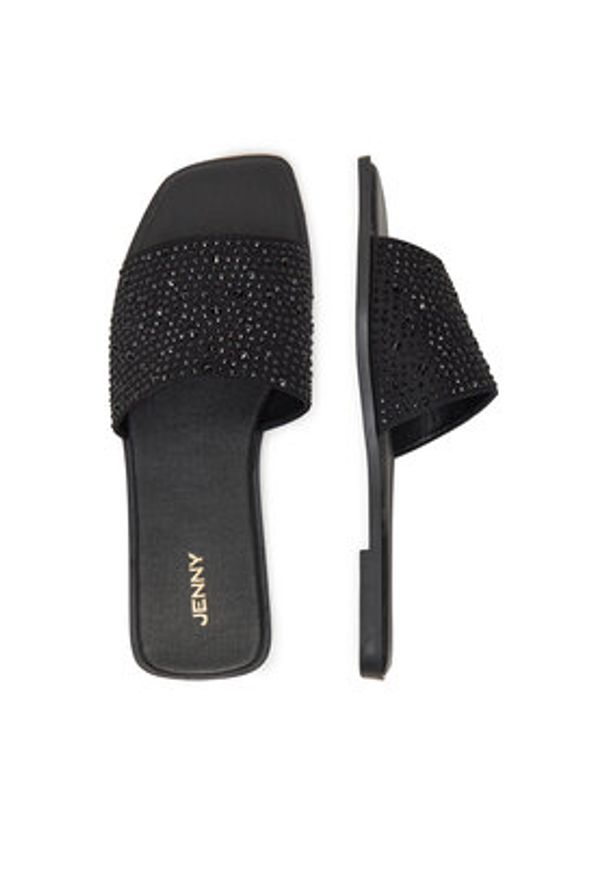 Jenny - JENNY Klapki WFA2749-4 Czarny. Kolor: czarny. Materiał: materiał