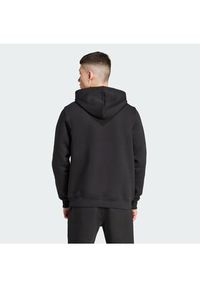 Adidas - adidas Bluza Trefoil Essentials IY4930 Czarny Regular Fit. Kolor: czarny. Materiał: bawełna #5