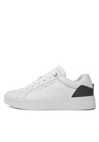 TOMMY HILFIGER - Tommy Hilfiger Sneakersy Elevated Essential Court Sneaker FW0FW07635 Biały. Kolor: biały. Materiał: skóra #5