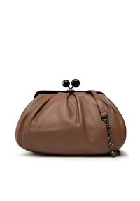 Weekend Max Mara Torebka Cubico 55160212600 Brązowy. Kolor: brązowy. Materiał: skórzane #5