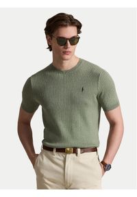 Polo Ralph Lauren T-Shirt 710B13892006 Zielony Regular Fit. Typ kołnierza: polo. Kolor: zielony. Materiał: bawełna #1