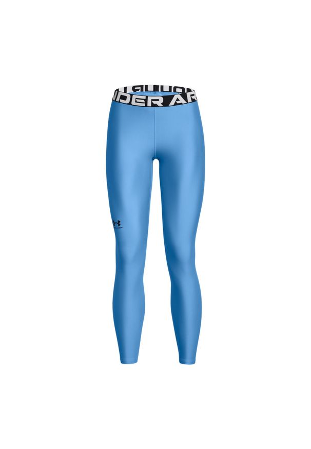 Damskie legginsy Under Armour HeatGear. Kolor: niebieski, wielokolorowy, czarny. Materiał: materiał