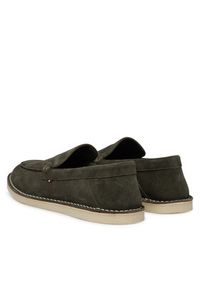 TOMMY HILFIGER - Tommy Hilfiger Mokasyny FM0FM05782 Zielony. Kolor: zielony. Materiał: skóra, zamsz #3
