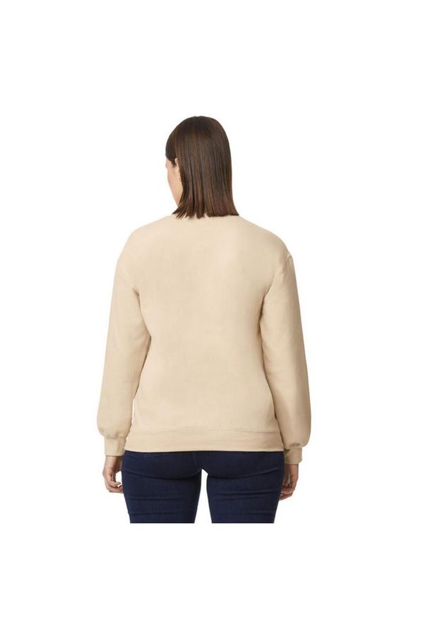 GILDAN - Bluza Polarowa Unisex Dla Dorosłych Softstyle Midweight. Kolor: beżowy. Materiał: polar