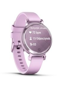 GARMIN - Smartwatch Garmin Lily 2 liliowy. Rodzaj zegarka: smartwatch. Kolor: liliowy. Materiał: nylon, skóra. Styl: elegancki #2