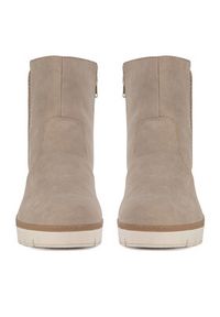 Rieker Botki Y5065-64 Beżowy. Kolor: beżowy. Materiał: materiał #7