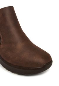 skechers - Skechers Botki Lovely Vibe 158952/CHOC Brązowy. Kolor: brązowy. Materiał: materiał #5