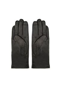 Wittchen - Damskie rękawiczki skórzane eleganckie czarne. Kolor: czarny. Materiał: skóra. Sezon: jesień, zima. Styl: elegancki