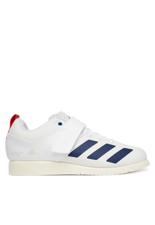 Adidas - adidas Buty na siłownię Powerlift 5 Weightlifting JP9878 Biały. Kolor: biały. Materiał: materiał. Sport: fitness