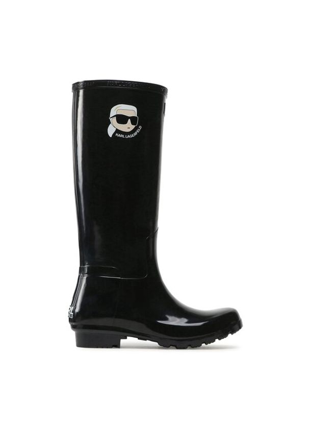 Karl Lagerfeld - KARL LAGERFELD Kalosze KL47090N Czarny. Kolor: czarny. Materiał: syntetyk