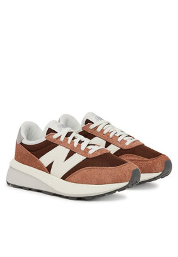 New Balance Sneakersy U370AI Brązowy. Kolor: brązowy. Materiał: zamsz, skóra