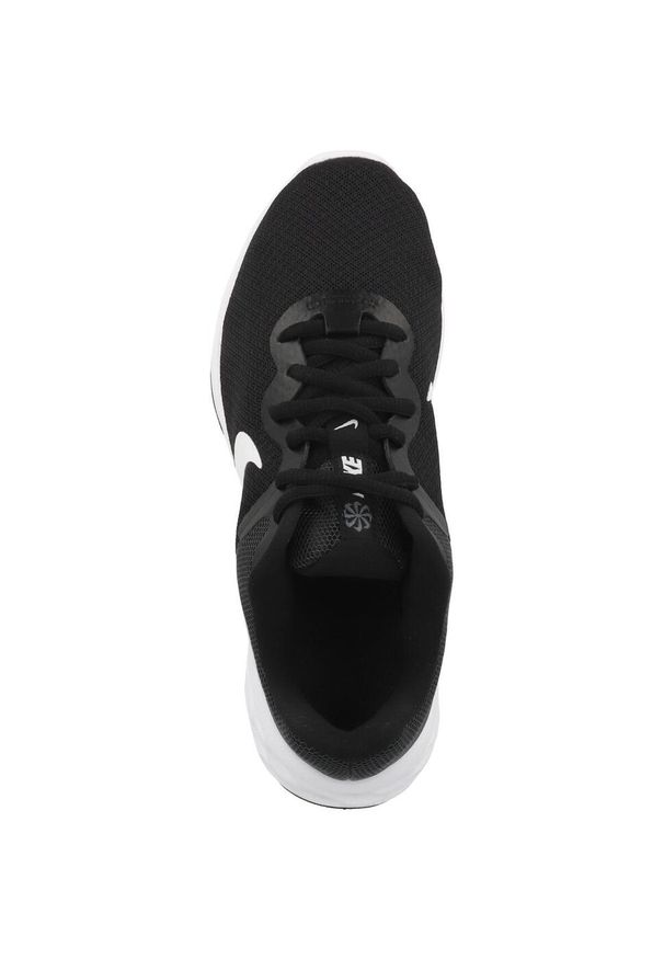 Buty do biegania damskie Nike Revolution 6 NN. Zapięcie: sznurówki. Kolor: czarny. Materiał: syntetyk, tkanina, materiał. Szerokość cholewki: normalna. Model: Nike Revolution