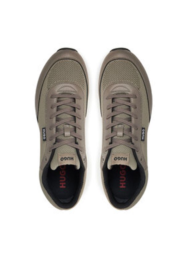 Hugo - HUGO Sneakersy Icelin 50541682 Brązowy. Kolor: brązowy. Materiał: materiał