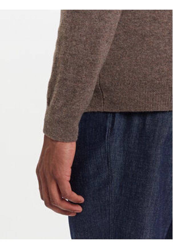 United Colors of Benetton - United Colors Of Benetton Sweter 1002U1G34 Szary Regular Fit. Kolor: szary. Materiał: wełna