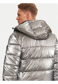 Guess Kurtka zimowa M4BL46 WGJT0 Srebrny Regular Fit. Kolor: srebrny. Materiał: syntetyk. Sezon: zima