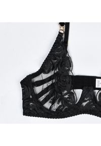 Intica - Komplet bielizny koronkowej w stylu vintage na specjalne okazje Phung. Kolor: czarny. Materiał: koronka. Wzór: aplikacja #2
