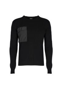 Les Hommes Sweter. Materiał: wełna, kaszmir. Wzór: aplikacja #1
