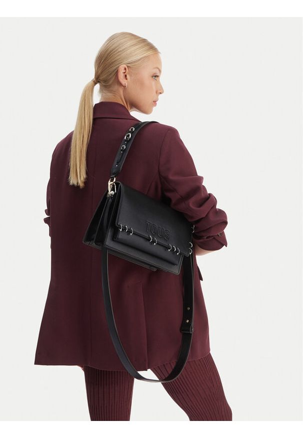 Tous - TOUS Torebka 2002375051 Czarny. Kolor: czarny. Materiał: skórzane