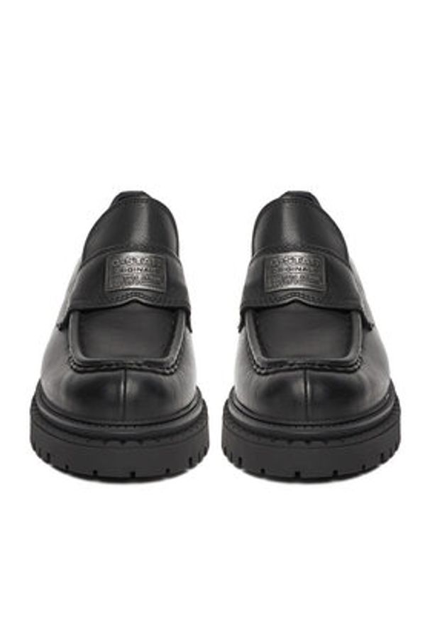 G-Star RAW - G-Star Raw Loafersy EO-DOLUNAY-25FW05 Czarny. Kolor: czarny. Materiał: skóra