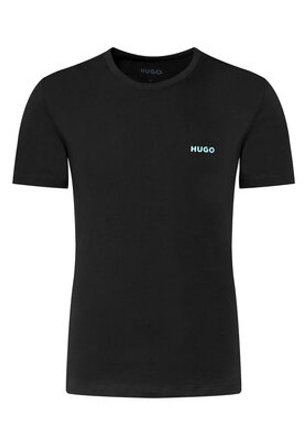 Hugo - HUGO Komplet t-shirtów 50480088 Czarny Regular Fit. Kolor: czarny. Materiał: bawełna