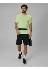 4f - 4F Spodenki do biegania szybkoschnące męskie - czarne L. Kolor: czarny. Materiał: tkanina. Sport: fitness, bieganie #1