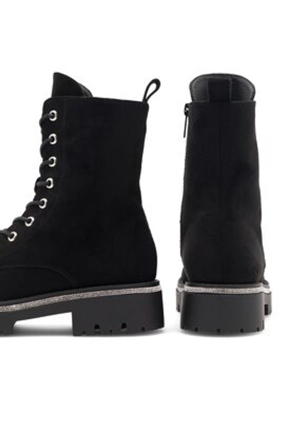 Jenny Fairy Trzewiki ENIDE WS6113-02 Czarny. Kolor: czarny. Materiał: materiał