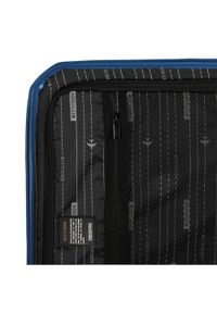 Wittchen - Średnia walizka z polikarbonu żłobiona. Kolor: niebieski. Materiał: poliester, guma #4
