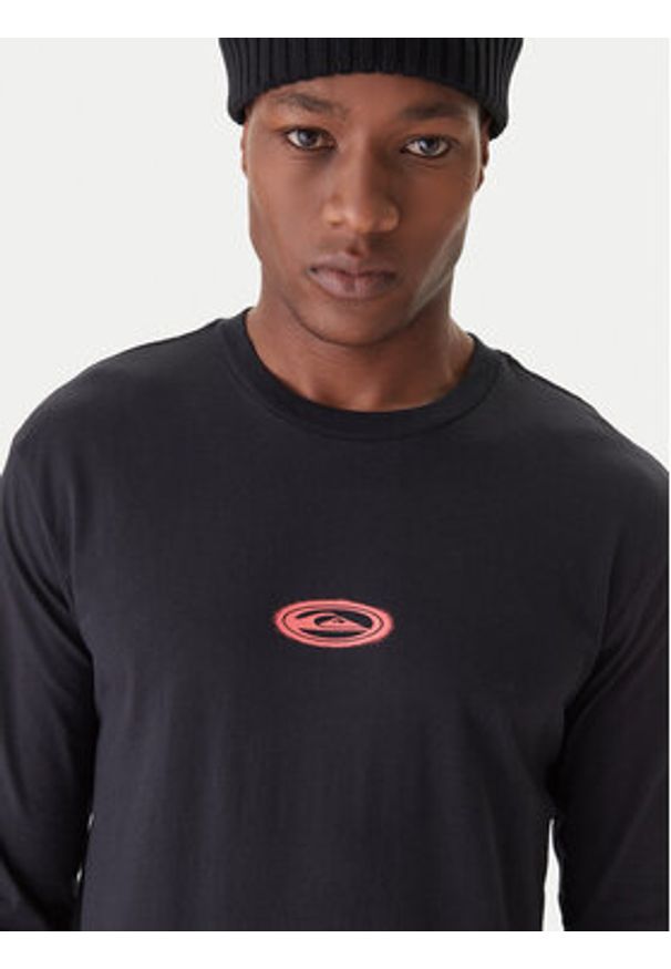 Quiksilver Longsleeve Ev Heaven Like EQYZT08189 Czarny Regular Fit. Kolor: czarny. Materiał: bawełna. Długość rękawa: długi rękaw