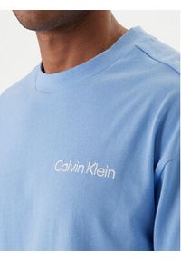 Calvin Klein Underwear Piżama LV00NM2949 Błękitny Relaxed Fit. Kolor: niebieski. Materiał: bawełna #3
