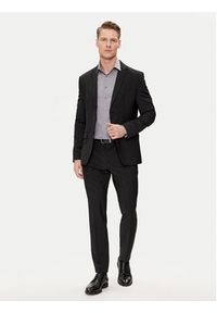 Calvin Klein Koszula K10K112587 Szary Slim Fit. Kolor: szary. Materiał: bawełna